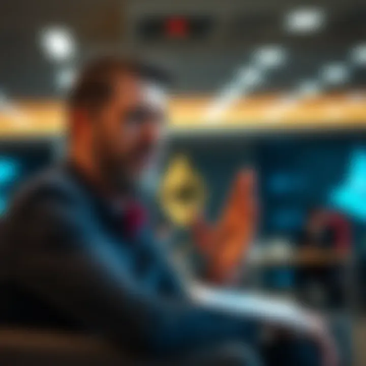 Charles Hoskinson expressing concern about the future of Ethereum in a discussion setting