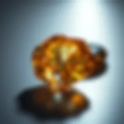 Charming 8-Year-Old Gem A close-up view of a sparkling gem set against a simple background, showcasing its brilliance and timeless beauty.