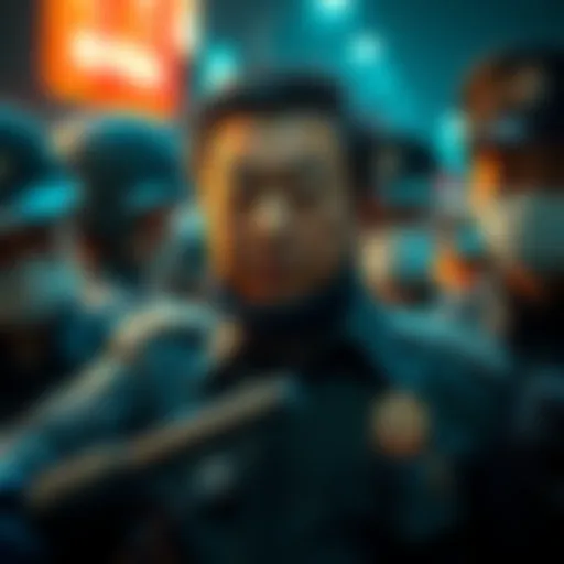 Police arresting Chen Zhi in Cambodia, highlighting international fraud efforts.