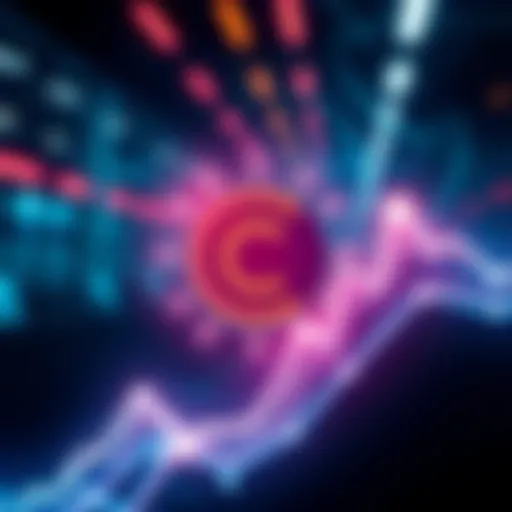 Circuit DAO logo with upward trend lines symbolizing growth after removing TVL cap