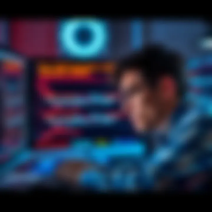 A frustrated person looking at their computer screen with error messages about failed claim transactions.