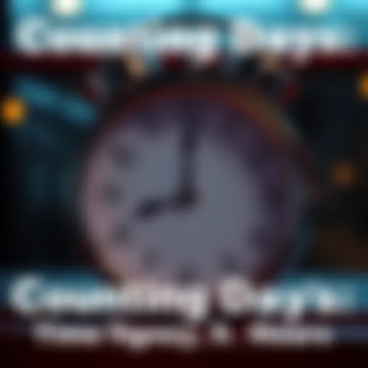 A clock representing the importance of managing time effectively, emphasizing the concept of 5 days and 9 hours.