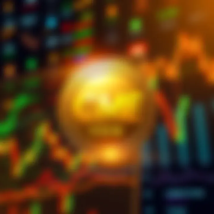 The logo of CME Coin representing Wall Street's new stablecoin initiative, set against a backdrop of financial symbols and charts.