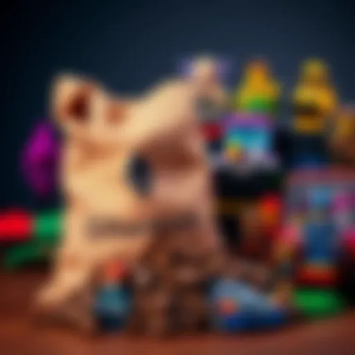 A bag of cocoa beans next to a colorful collection of LEGO sets, showcasing their rising value while Ethereum declines.