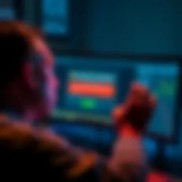 A frustrated person looking at a computer screen showing a Coinbase delay message for unstaking