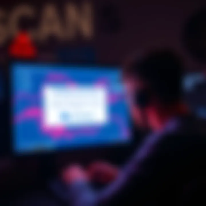 A person looking at a computer screen showing a scam alert message about Ledger transfers from Coinbase, expressing confusion and concern.