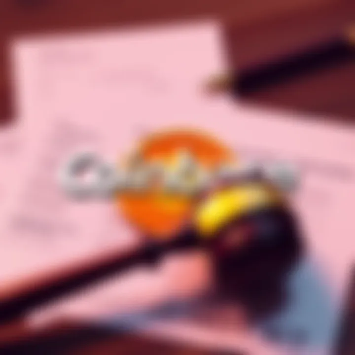 A graphic showing the Coinbase logo with a backdrop of legislation documents and a gavel, symbolizing the controversy over the CLARITY Act.