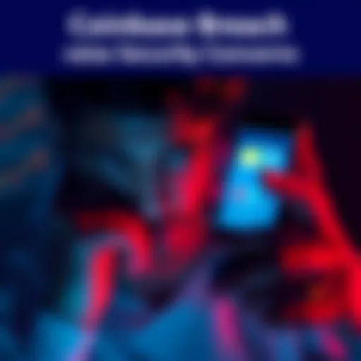 A worried person looking at their phone, screen showing spam call notifications related to a data breach.