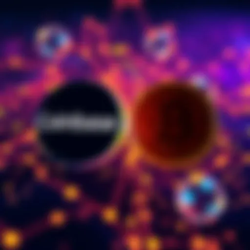 Coinbase and Chainlink Partnership Coinbase and Chainlink logos united, representing their collaboration in bringing exchange data to blockchains for DeFi