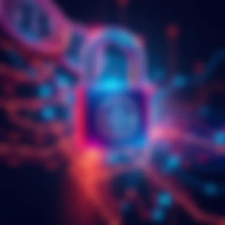 Cryptocurrency Account Lockout Concept An illustration of a digital lock over a cryptocurrency symbol, representing account security issues on Coinbase.