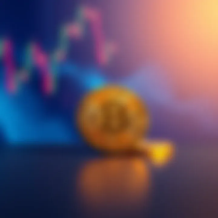 The Coinbase logo displayed with a Bitcoin symbol, representing cryptocurrency trading