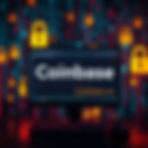 A visual representation of a security breach showing a computer screen displaying warning alerts. The background features digital locks and data symbols, indicating compromised personal information.