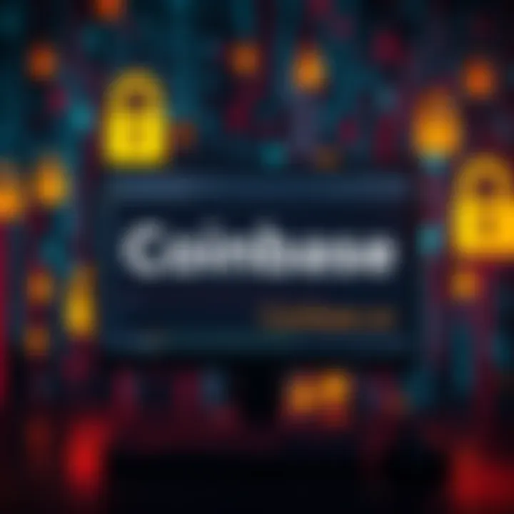 A visual representation of a security breach showing a computer screen displaying warning alerts. The background features digital locks and data symbols, indicating compromised personal information.