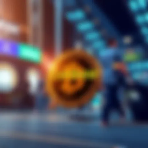 Graphic showing Coinbase logo with a warning about suspension of KAS perpetual futures trading
