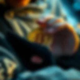 Cold Wallet Storage for Bitcoin A person securely storing Bitcoin in a cold wallet, symbolizing crypto safety.