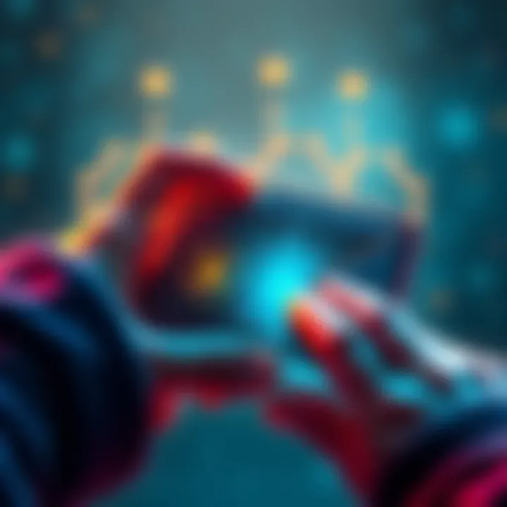 A person securely storing XRP in a cold wallet, ensuring the safety of digital assets.