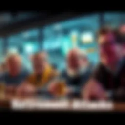Coldcard team humorously looking back on their jokes about retirement attacks with smiles and laughter, showcasing a blend of nostalgia and seriousness.