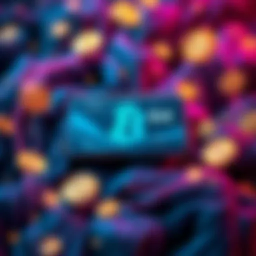 A graphic showing a coldcard device with swirling Bitcoin symbols around it, representing the mixing of 64 BTC by a thief.