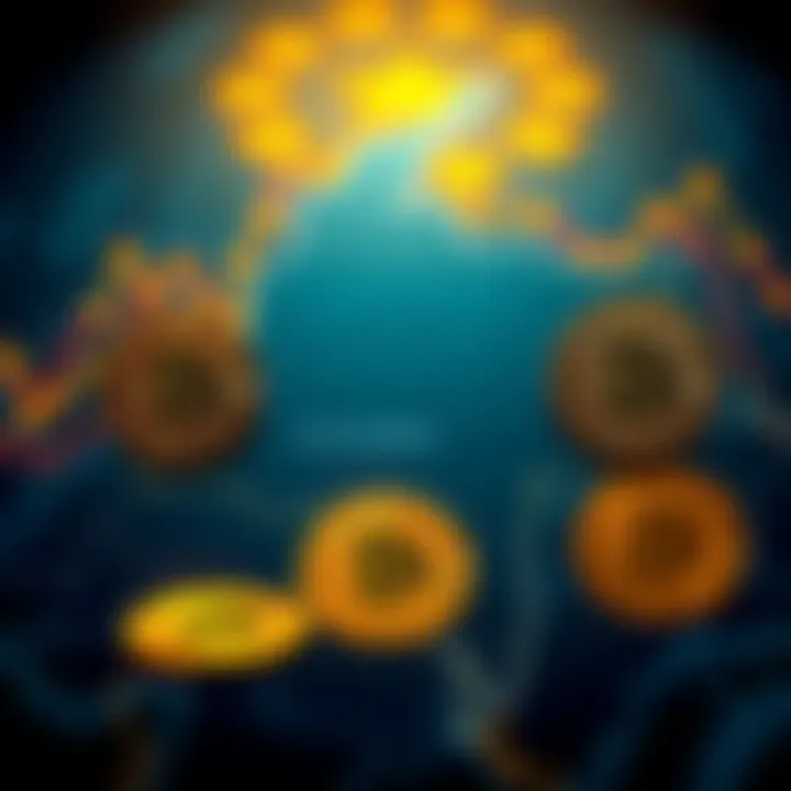 A graphic showing Bitcoin symbols and Colombia's map, representing AFP Protección's new Bitcoin Exposure Fund initiative for local investors.