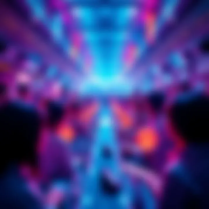 A graphic showing people engaging on a social platform while earning Ethereum. Bright colors emphasize community and earnings with no ads.