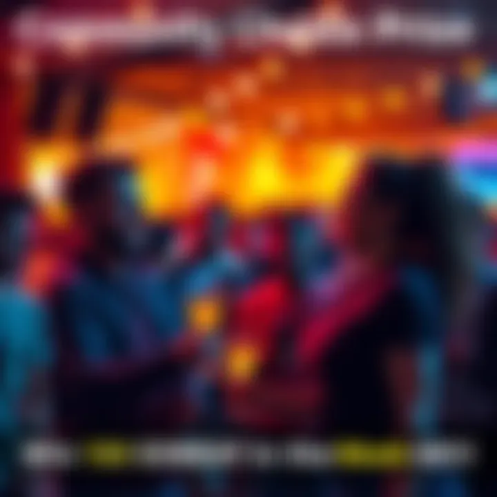 Two winners celebrating their prize of $SWEAT and Sweatcoin Premium in a vibrant community setting