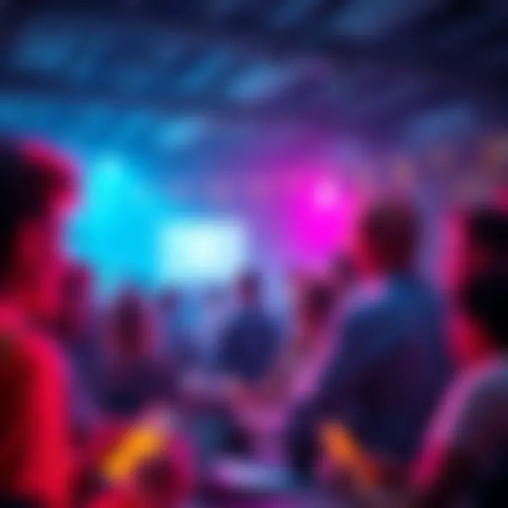 Community Engagement Boost A vibrant online community celebrating faster updates from Pi Network, showing active interactions and discussions on user boards.