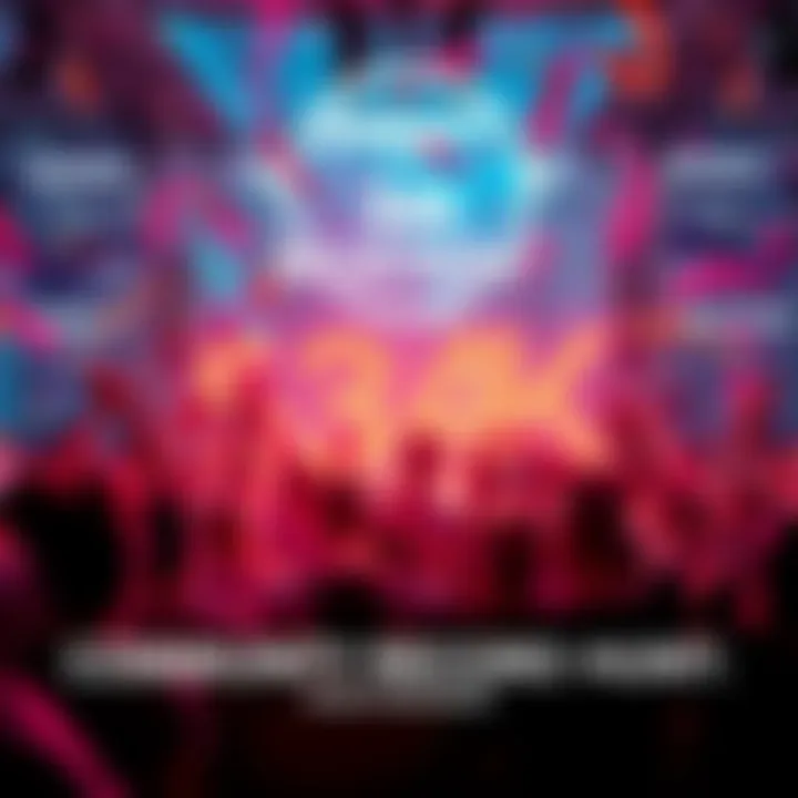 Community Record Hunt Celebration A festive graphic showing people celebrating the milestone of 34K members in the Community Record Hunt, with confetti and prizes like $SWEAT and Sweatcoin Premium in the background.