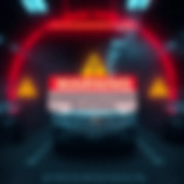 Alert message regarding potential hack of Compound Finance frontend with warning signs