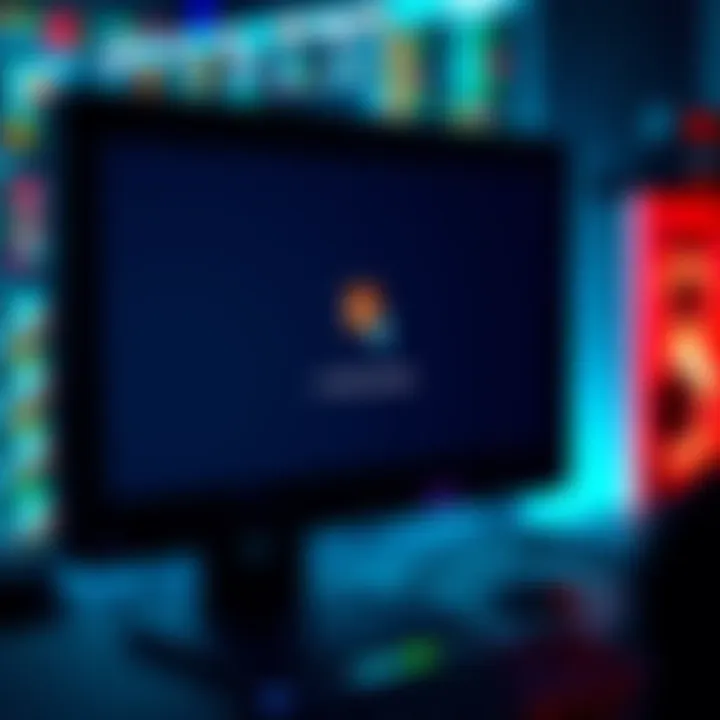 A computer screen showing a low disk space warning with a trash can icon visible