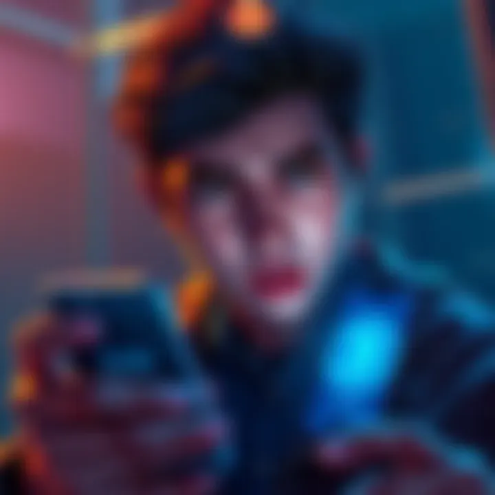 A person looking worried while checking cryptocurrency prices on a mobile phone, with SHIB logo visible on the screen.