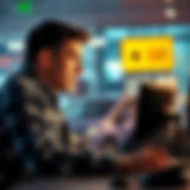 A worried seller looking at car listings on a computer, reflecting concerns about dealer influence on prices
