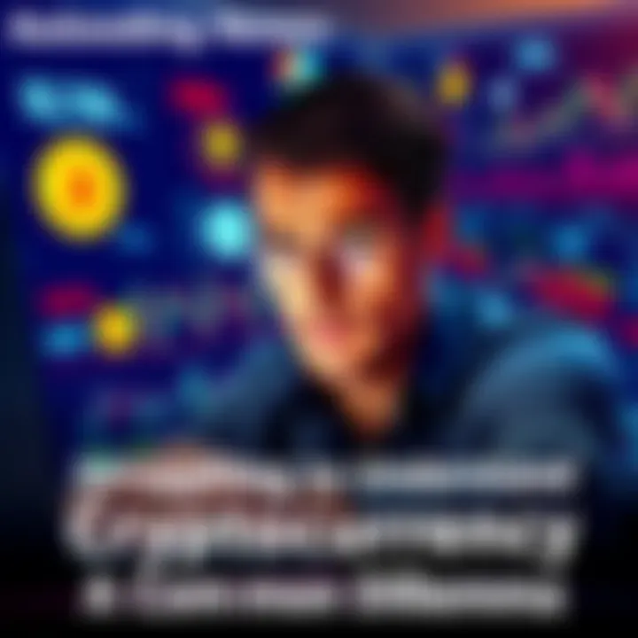 A person looking puzzled while examining various cryptocurrency charts and graphs on a laptop screen, showing the complexity of understanding digital currencies.