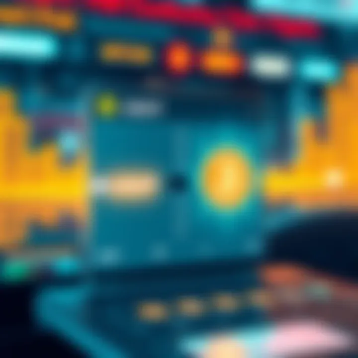 Conversion of USDT to BTC A simple graphic showing the conversion from USDT to BTC using a digital wallet interface, with arrows indicating the swap process.