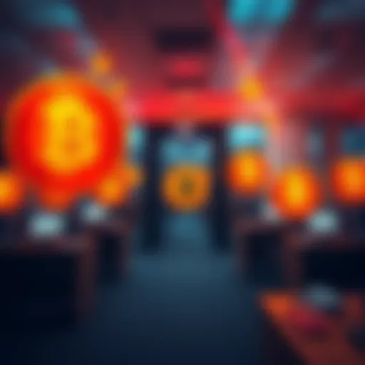 Corporate offices with Bitcoin symbols, illustrating large Bitcoin holdings and potential selloff risks