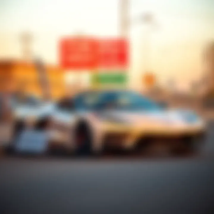 2023 Corvette C8 convertible parked with a for sale sign and price tags from Bat and Carvana
