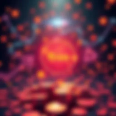 A visual representation of cost-free transactions on the Stellar network, highlighting Beans as the sponsor, with coins and arrows symbolizing seamless transfers