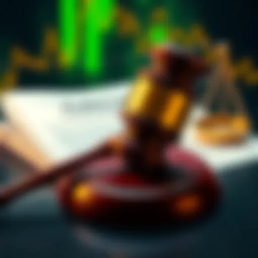 A gavel and a legal document representing the court ruling on prediction markets as gambling