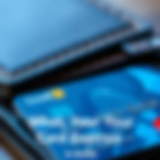 A close-up of a credit card showing the expiration date on the front with a blurred background of a wallet