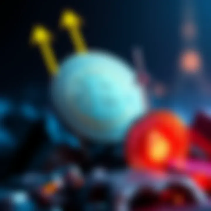 CRO cryptocurrency symbol with upward arrows indicating rising value, alongside a Trump-themed ETF logo