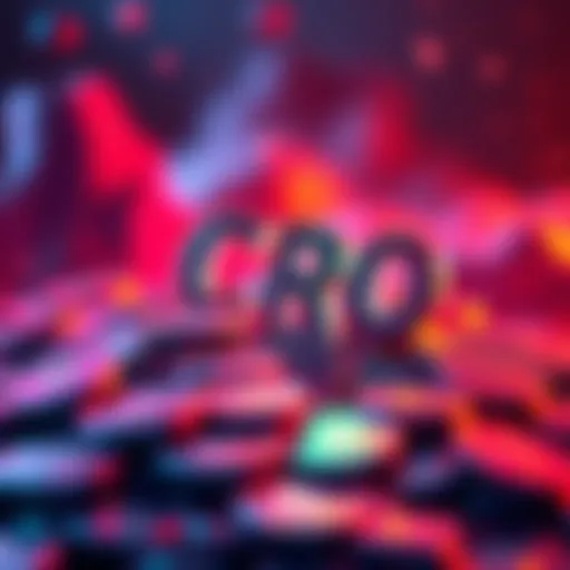 A visual representation of CRO coins reducing in supply, symbolizing upcoming market changes during alt season.