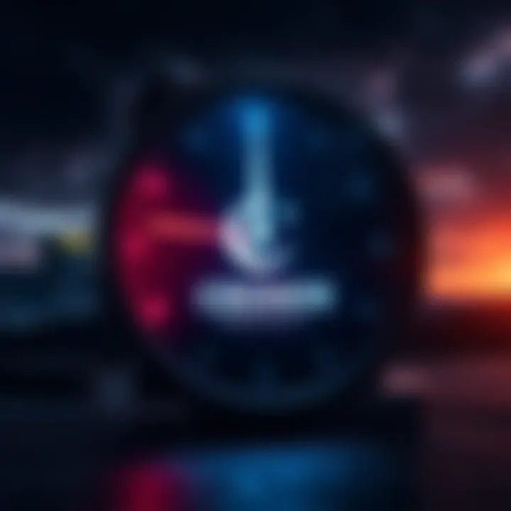 A graphic showing a digital clock striking midnight with a fading logo of the Cronos project, symbolizing its shutdown. The background features a dark, clouded sky to convey uncertainty.