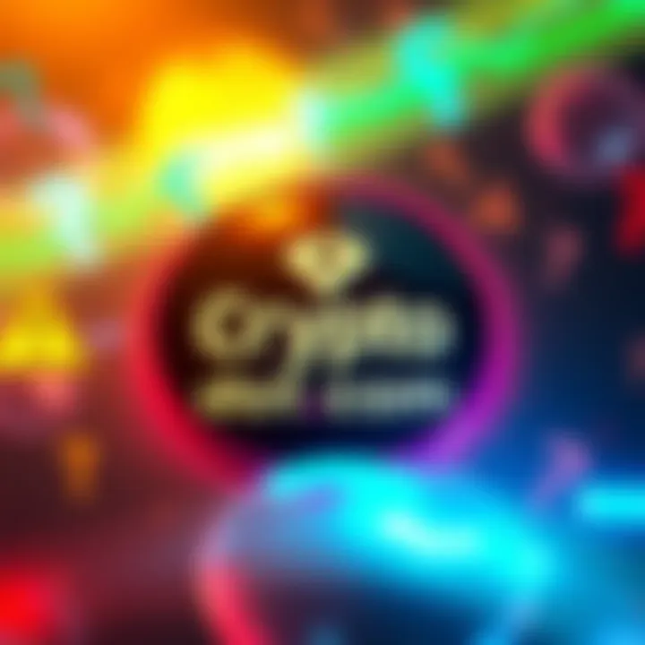 The logo of Crypto dot com surrounded by question marks and warning signs representing concerns about its future credibility.