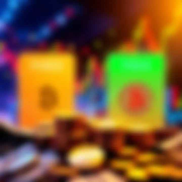 A visual representation of cryptocurrency transaction fees showing fixed and value-based options with symbols of money and crypto coins