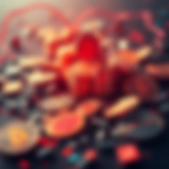 Illustration showing a downward trend in cryptocurrency with broken coins, representing $127 million losses from hacks and scams.