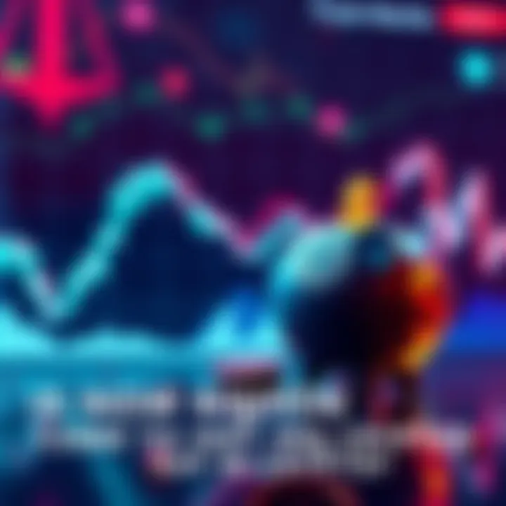 Crypto Market Dip A graph showing a downward trend in cryptocurrency prices with a dollar sign and a broken piggy bank symbolizing investment opportunities.