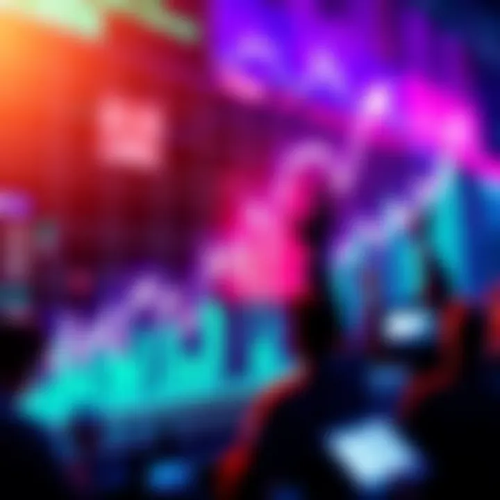 Graph showing a sharp increase in cryptocurrency prices with excited traders