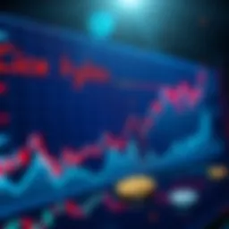 Crypto Prices Surge A graph showing a spike in cryptocurrency prices, indicating a rise similar to 2021 levels, with coins like Bitcoin and Ethereum highlighted.