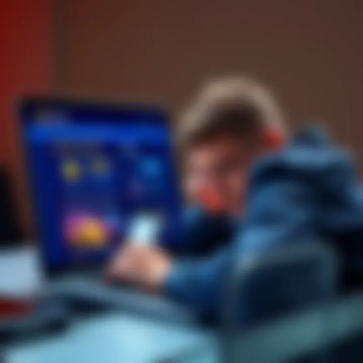 A person examining a cryptocurrency website on a laptop with a worried expression, symbolizing the caution needed against scams.