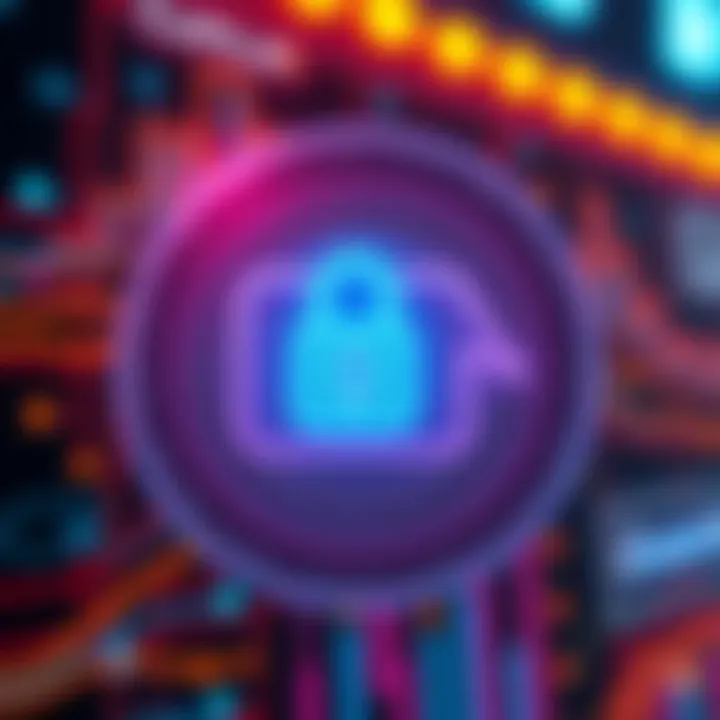 A graphic showing a digital wallet icon with a lock symbol, representing secure linking of crypto address to Copilot.