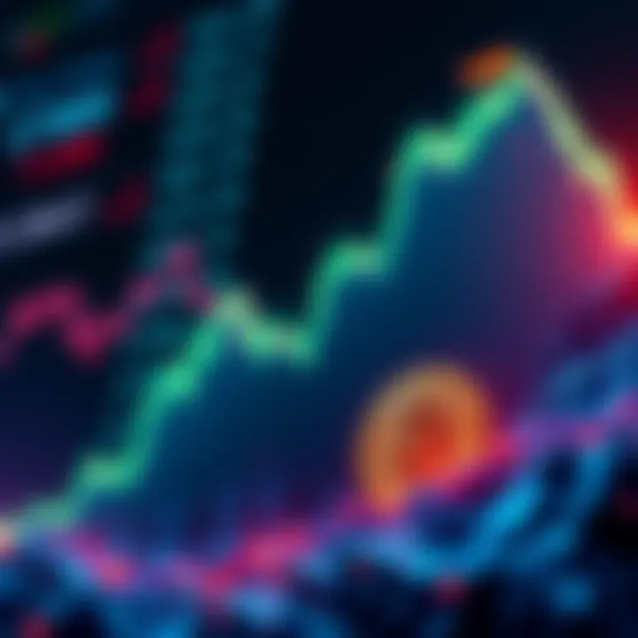 A graphic showing rising cryptocurrency prices with Bitcoin and Ethereum logos, indicating a market surge due to the GENIUS Act.
